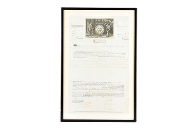 Lot 273 - Framed and glazed Sun Fire Office Insurance policy