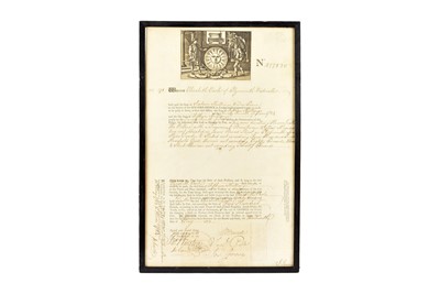 Lot 274 - Framed and glazed Sun Fire Insurance Policy