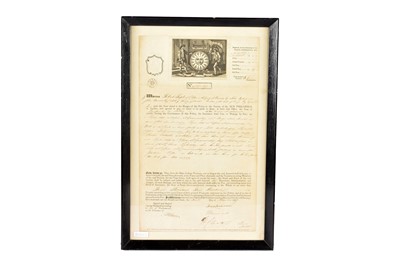Lot 276 - Framed and glazed Sun Fire Office Insurance policy