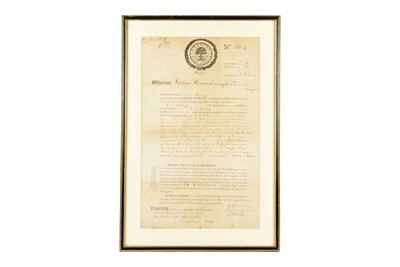 Lot 277 - Framed and glazed Glasgow Fire Office Insurance Policy