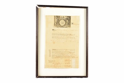 Lot 284 - Framed and glazed Sun Fire Office Insurance policy