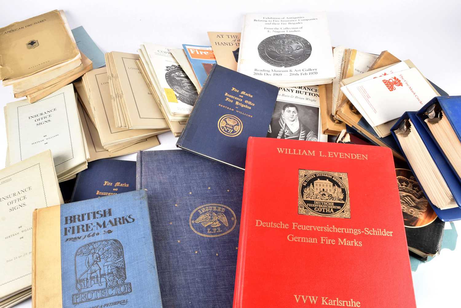 Lot 307 - A large collection of Firemark reference books