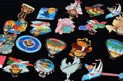 Lot 2 - A collection of twenty Hard Rock Café Cayman Islands pin badges