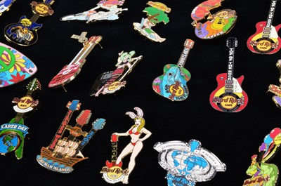 Lot 3 - A collection of twenty special Hard Rock Café Cayman Islands pin badges