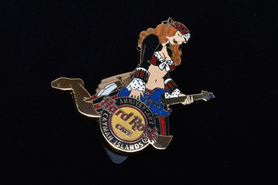 Lot 10 - A collection of twenty anniversary Hard Rock Café Cayman Islands pin badges