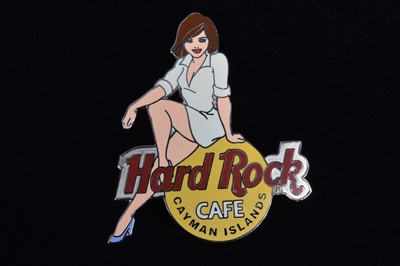 Lot 11 - A collection of twenty Women Hard Rock Café Cayman Islands pin badges