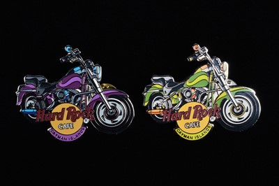 Lot 14 - A collection of twenty five marketing Hard Rock Café Cayman Islands pin badges
