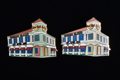 Lot 14 - A collection of twenty five marketing Hard Rock Café Cayman Islands pin badges