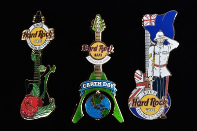 Lot 15 - A collection of twenty three marketing Hard Rock Café Cayman Islands pin badges