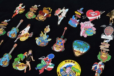 Lot 16 - A collection of twenty three marketing Hard Rock Café Cayman Islands pin badges