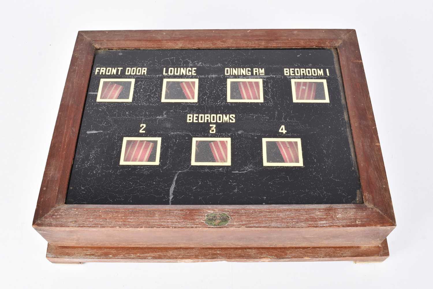Lot 21 - A 1930s Servant Call Bell Box