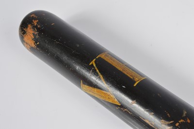 Lot 35 - A Victorian Police Constable painted wooden truncheon by Parker