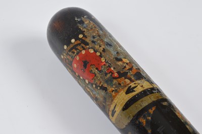 Lot 36 - A Victorian Liverpool Police Constable painted wooden truncheon