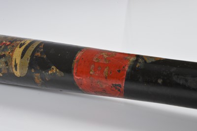 Lot 36 - A Victorian Liverpool Police Constable painted wooden truncheon