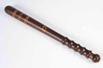 Lot 38 - An early 20th Century Kidderminster Police Constabulary truncheon