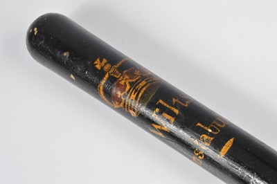Lot 41 - A Victorian Wilts Police Constabulary truncheon