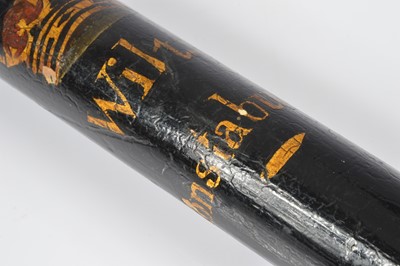 Lot 41 - A Victorian Wilts Police Constabulary truncheon