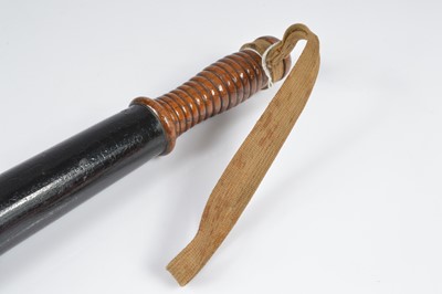 Lot 41 - A Victorian Wilts Police Constabulary truncheon