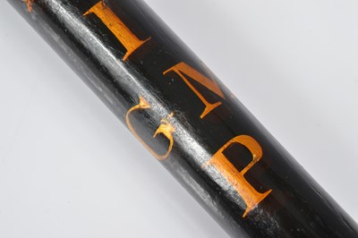 Lot 42 - A Victorian Police Constable painted wooden truncheon