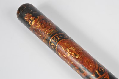 Lot 43 - A Victorian Police Constable painted wooden truncheon by Parker