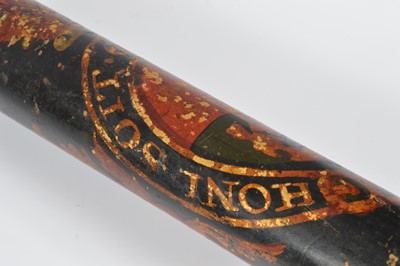 Lot 43 - A Victorian Police Constable painted wooden truncheon by Parker
