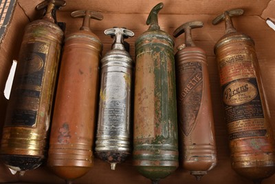Lot 45 - A collection of Vintage Fire Extinguishers