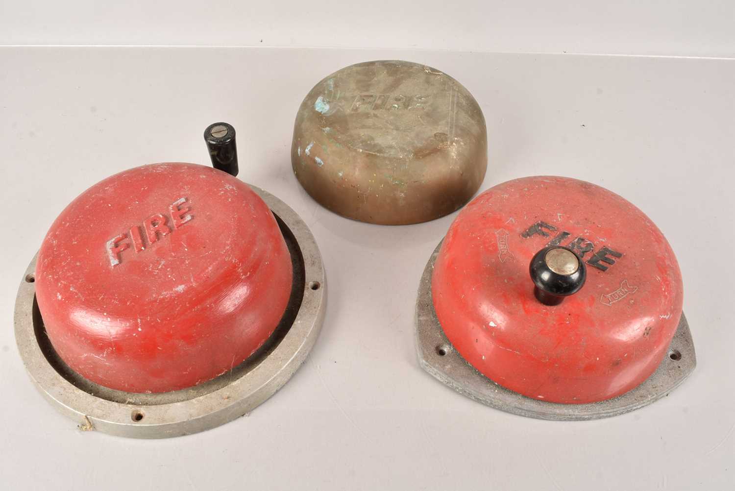 Lot 46 - Two Vintage Hand Wind Fire Alarms