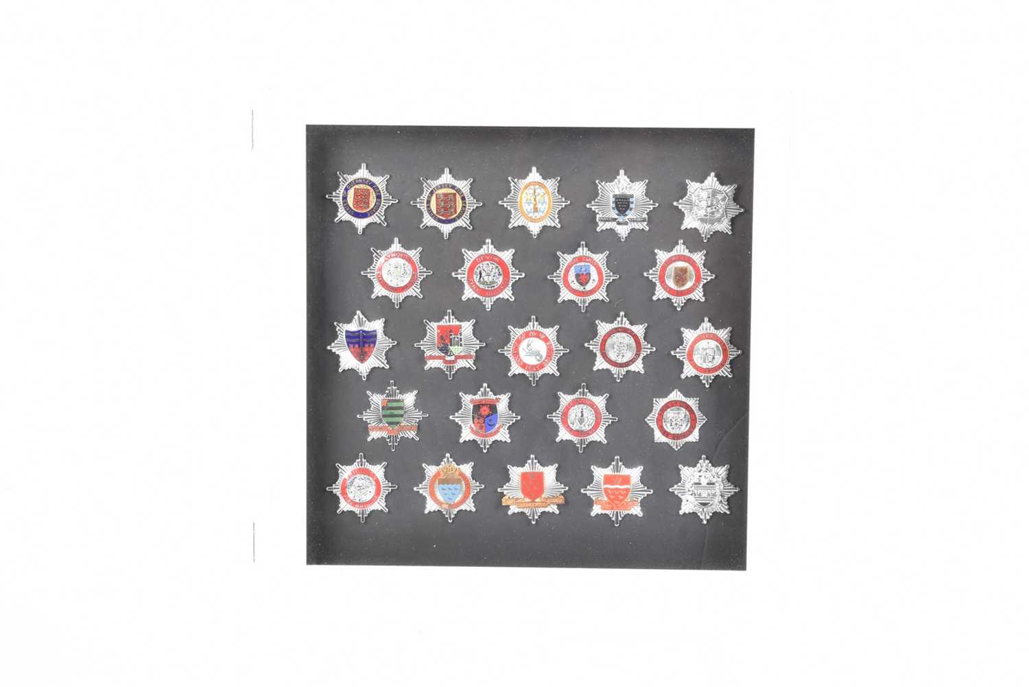 Lot 53 - A collection of 23 well presented Fire Brigade badges