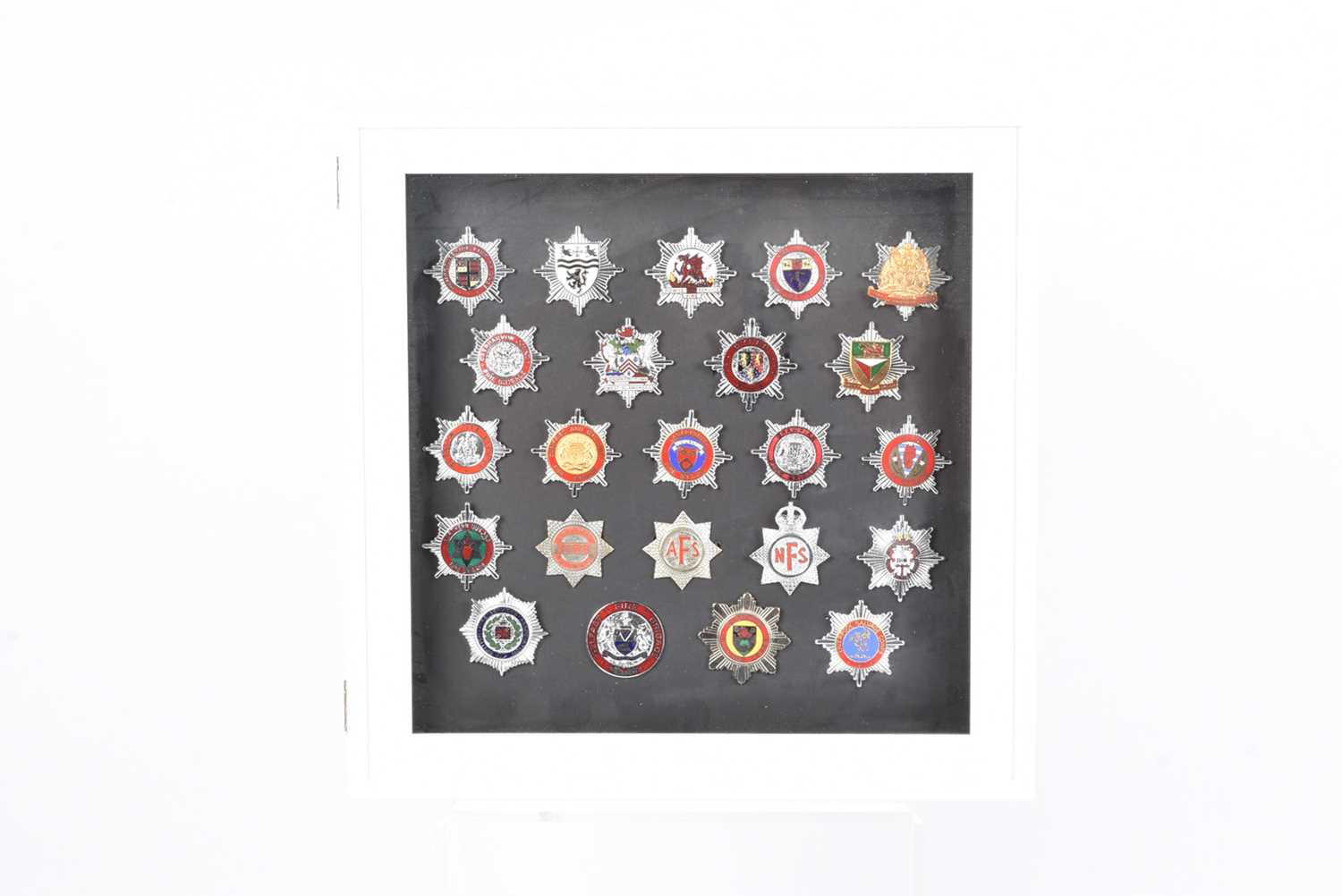 Lot 55 - A collection of 23 well presented Fire Brigade badges