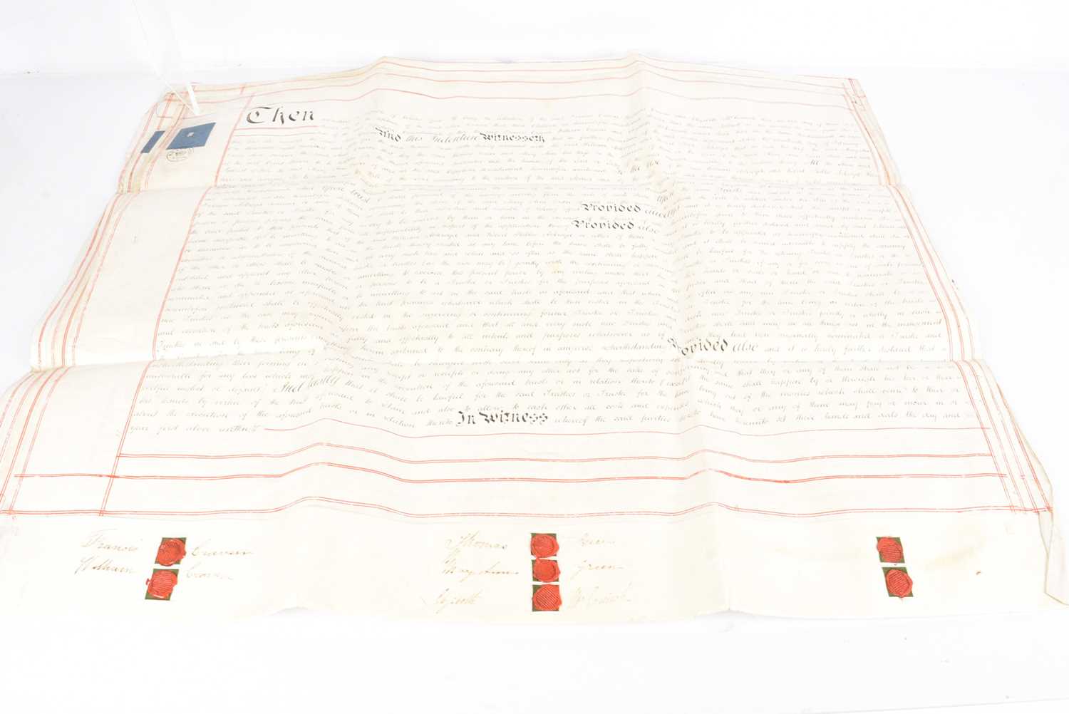 Lot 64 - A group of four 19th Century Indentures