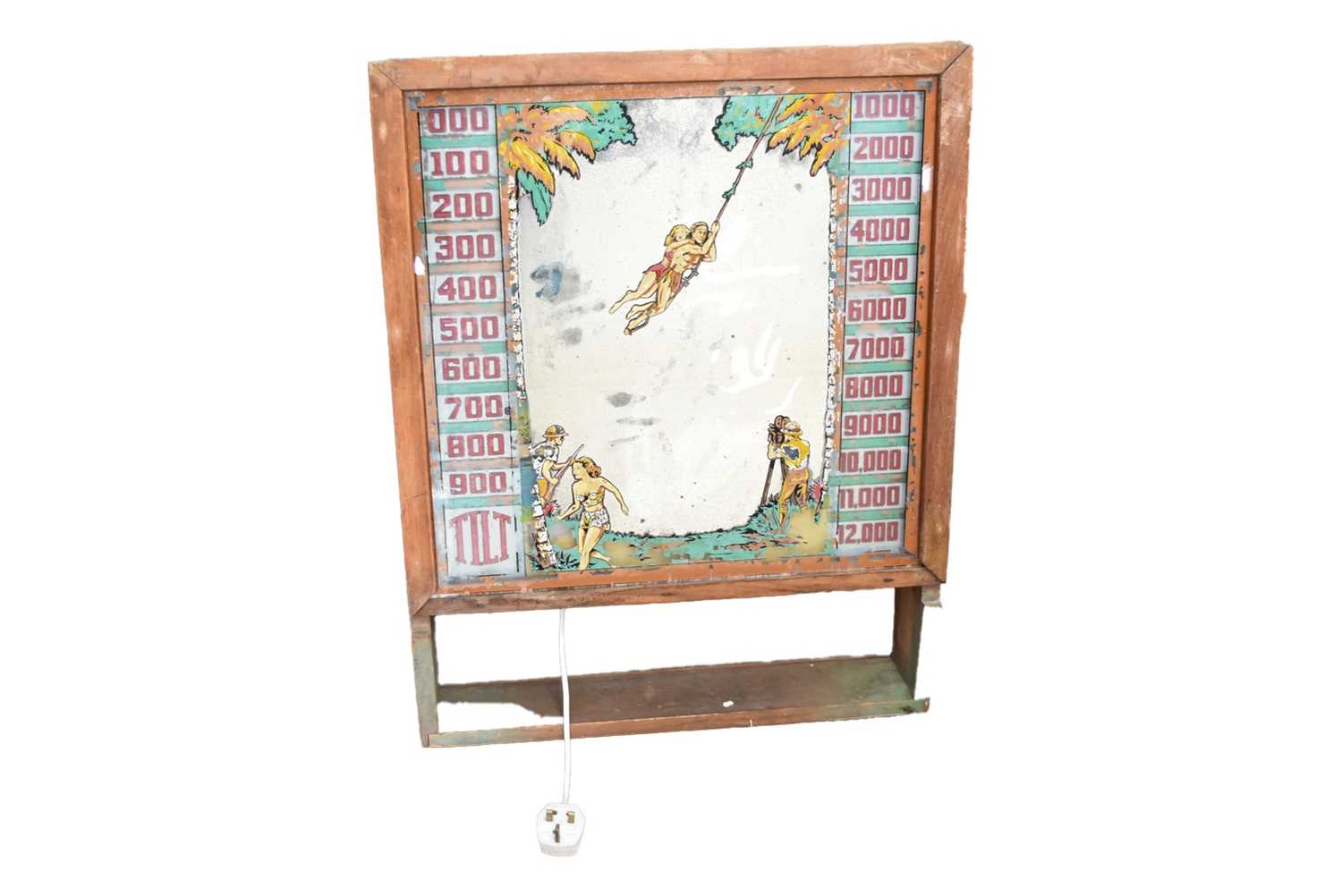 Lot 70 - A 1930s Genco Jungle Pinball Machine Head