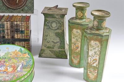 Lot 72 - A collection of eight Huntley and Palmers tins