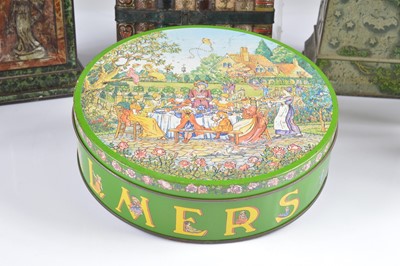 Lot 72 - A collection of eight Huntley and Palmers tins