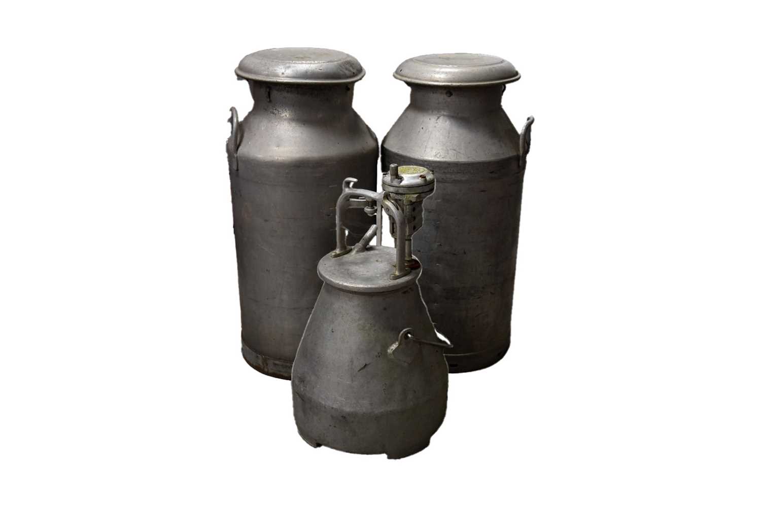 Lot 75 - Two Vintage Milk Churns