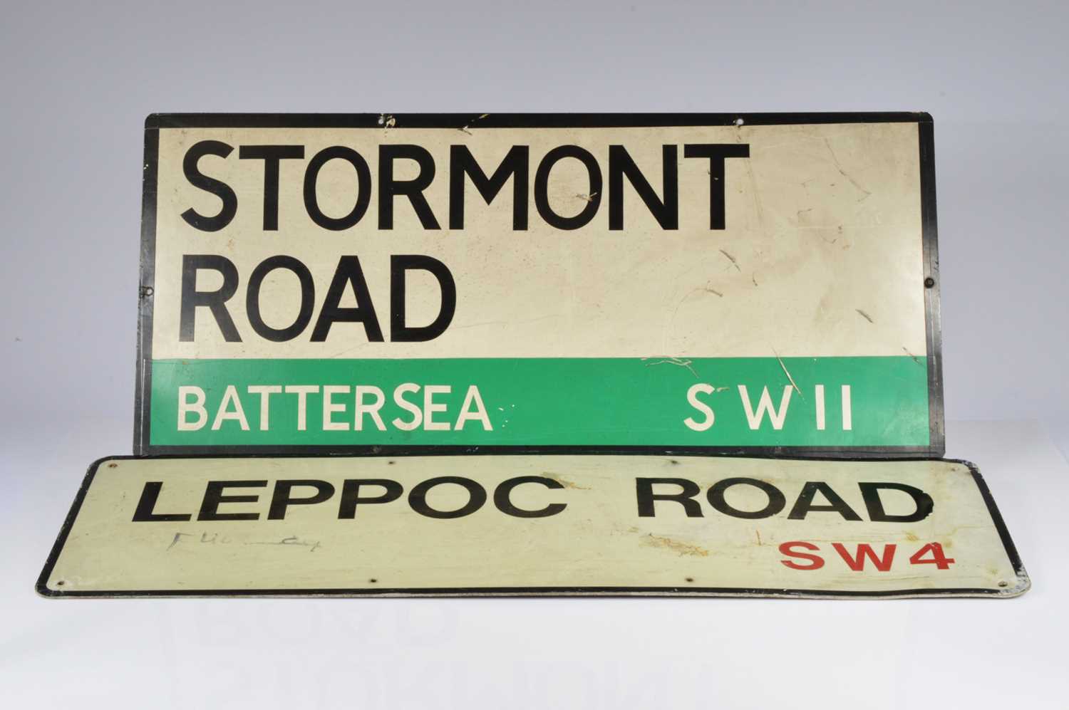 Lot 86 - Two Southwest London street signs