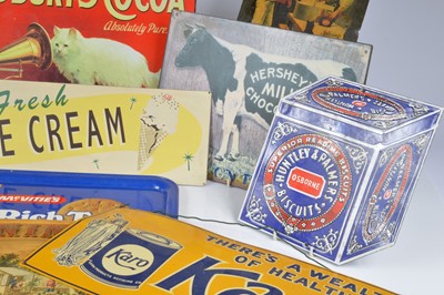Lot 87 - A collection of grocery advertising signs