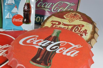 Lot 88 - A collection of Coca Cola and Pepsi advertising items