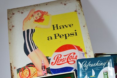 Lot 88 - A collection of Coca Cola and Pepsi advertising items