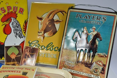 Lot 89 - A collection of eight large advertising signs.
