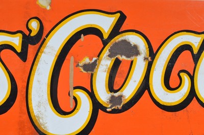 Lot 94 - A vintage Lyon's Cocoa advertising sign
