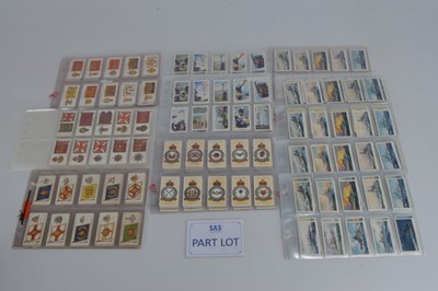 Lot 183 - Military Themed Cigarette Card Sets (41)