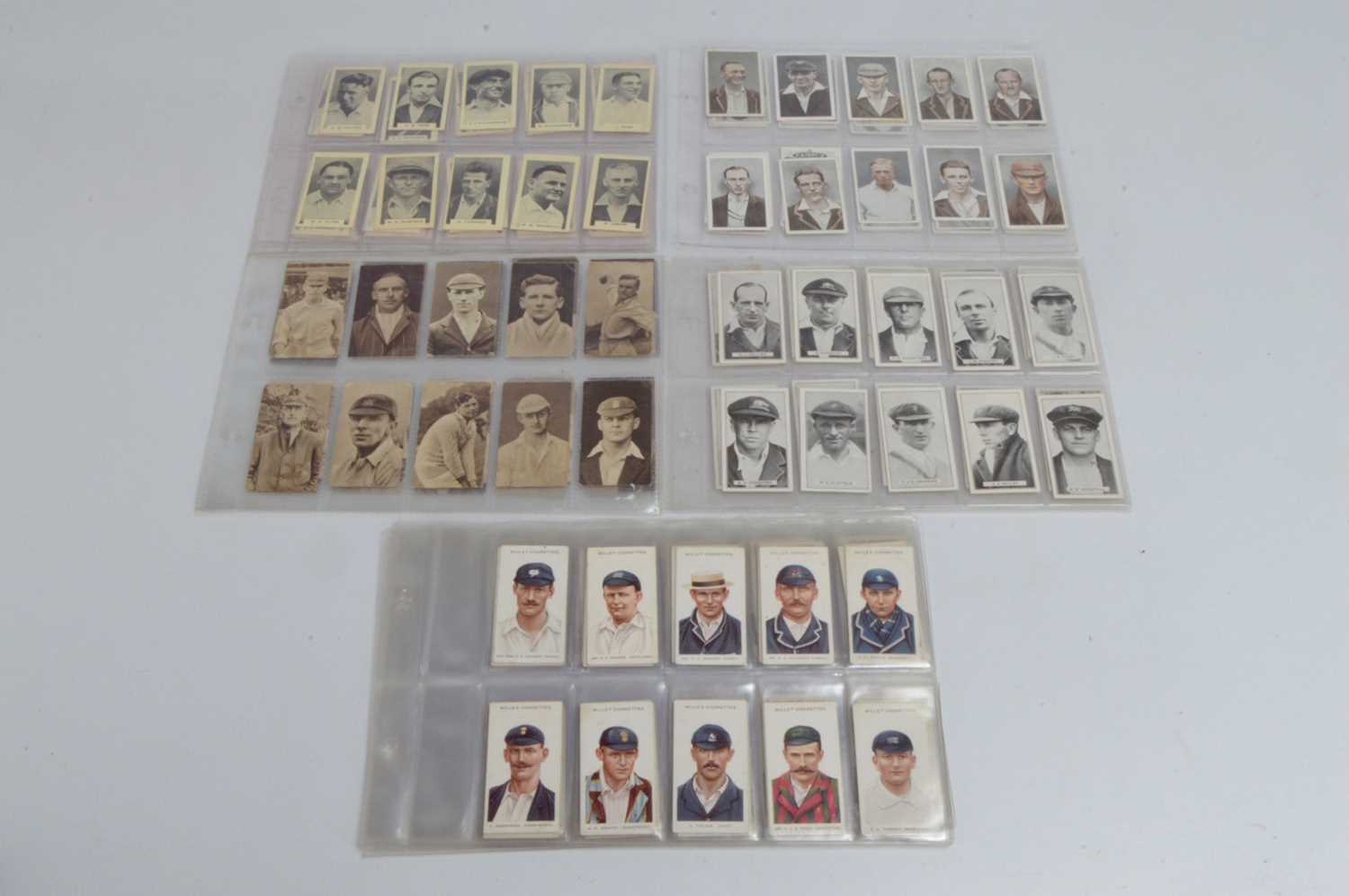 Lot 195 - Cricket Themed Cigarette Card Sets (5)
