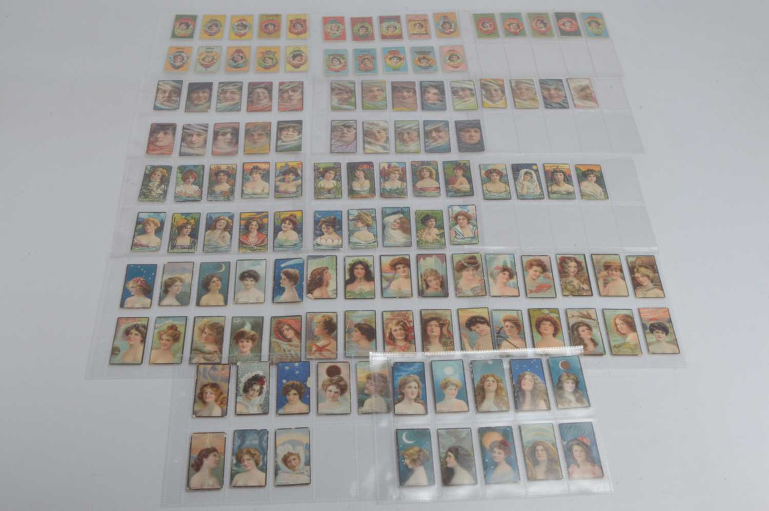 Lot 197 - Actress and Beauties Themed BAT Cigarette Card Sets/Part Set (4)