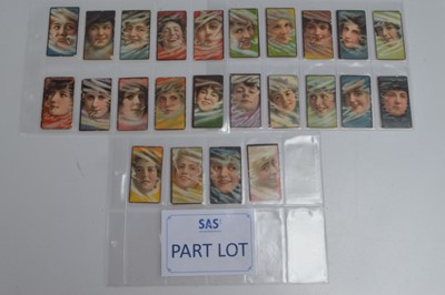 Lot 197 - Actress and Beauties Themed BAT Cigarette Card Sets/Part Set (4)