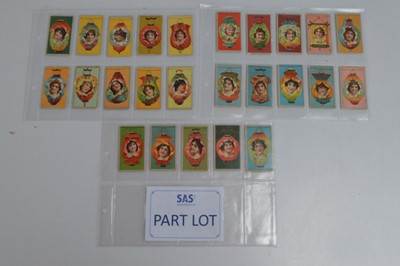 Lot 197 - Actress and Beauties Themed BAT Cigarette Card Sets/Part Set (4)