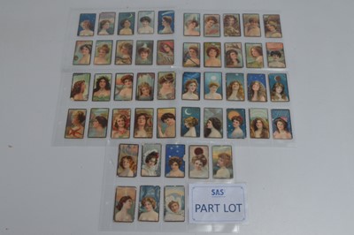 Lot 197 - Actress and Beauties Themed BAT Cigarette Card Sets/Part Set (4)