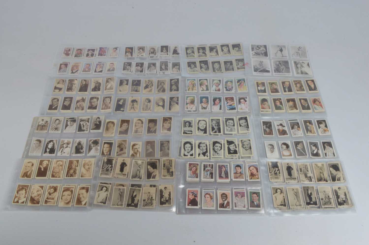 Lot 198 - Film Star and Celebrity Themed Cigarette Card Sets (13 Sets)