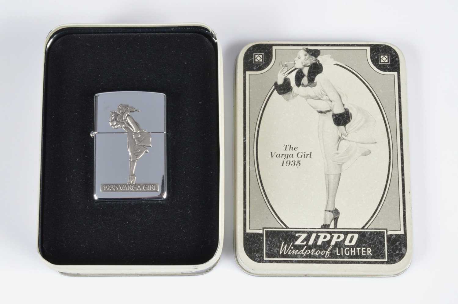 Lot 229 - A Zippo 1935 Varga Girl lighter