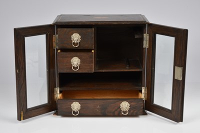 Lot 248 - An antique wooden smokers cabinet