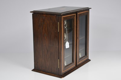 Lot 248 - An antique wooden smokers cabinet